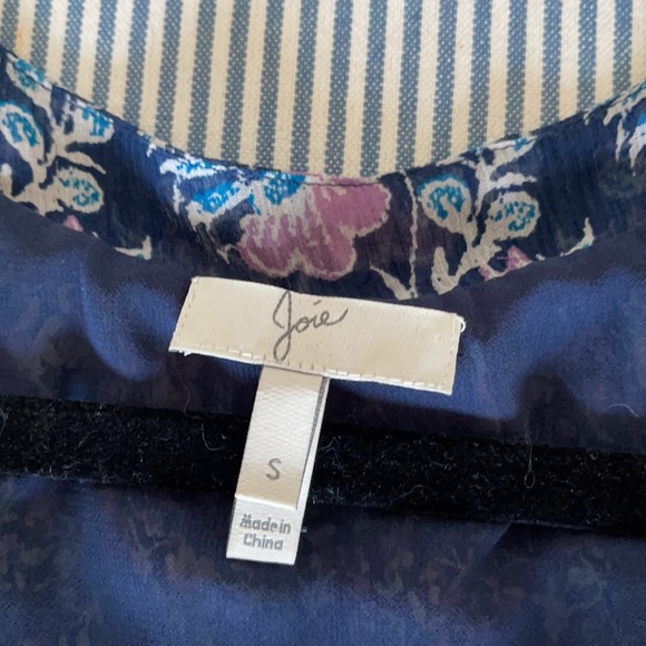 Sheer silk Joie peasant blouse - Picture 6 of 6